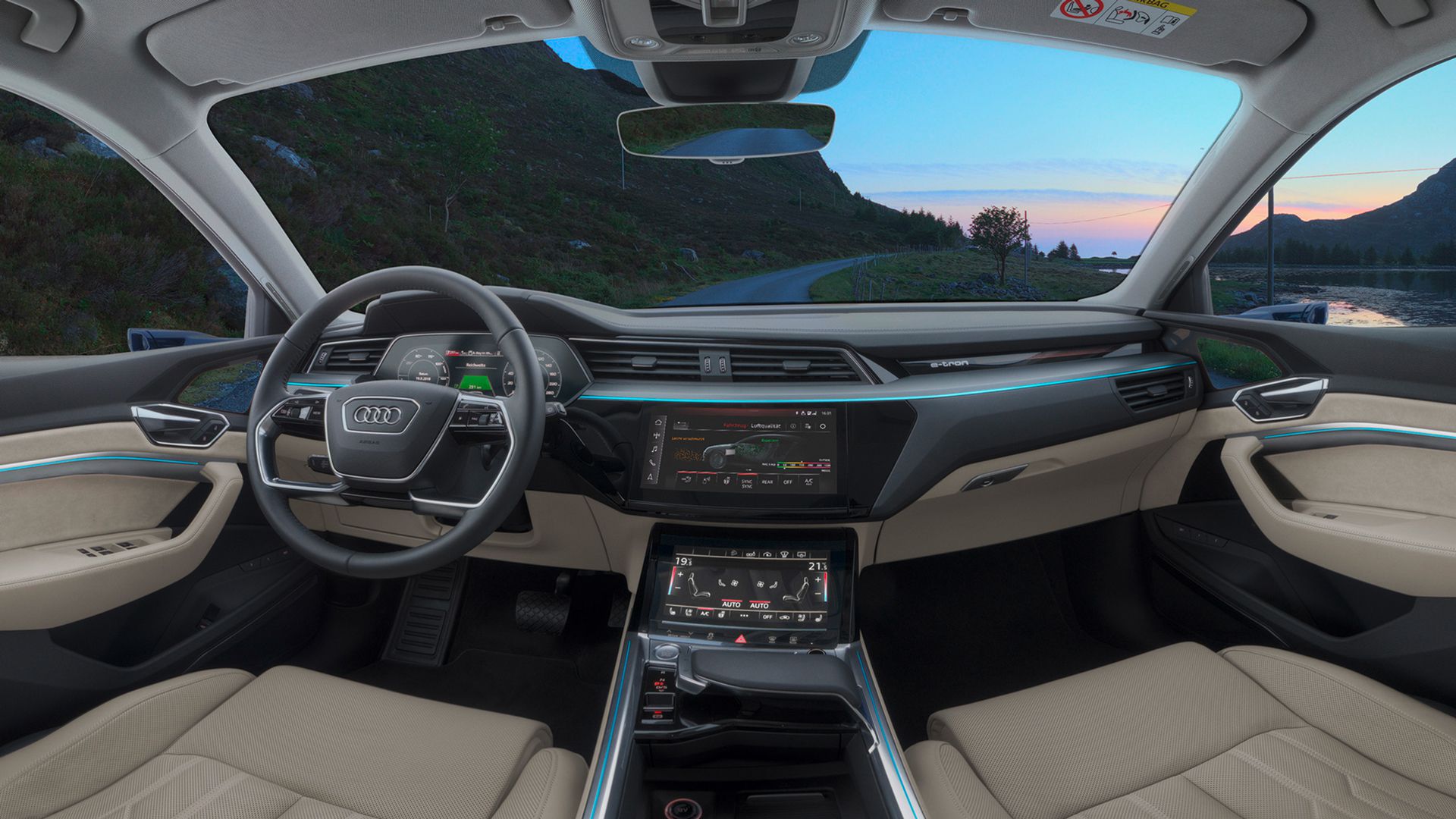 Wnętrze Audi E-Tron
